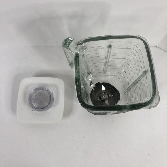 Vintage Oster Kitchen Center Blender Jar Glass Pitcher w/ Lid & Blade - Picture 5 of 5